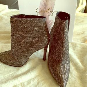 Jessica Simpson Sparkle Stiletto bootie